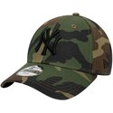 petten-gebogen-camouflage-verstelbaar-voor-kinderen-9forty-league-essential-van-new-york-yankees-mlb-van-new-era