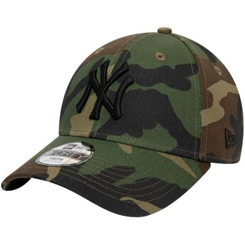 Petten gebogen camouflage verstelbaar voor kinderen 9FORTY League Essential van New York Yankees MLB van New Era