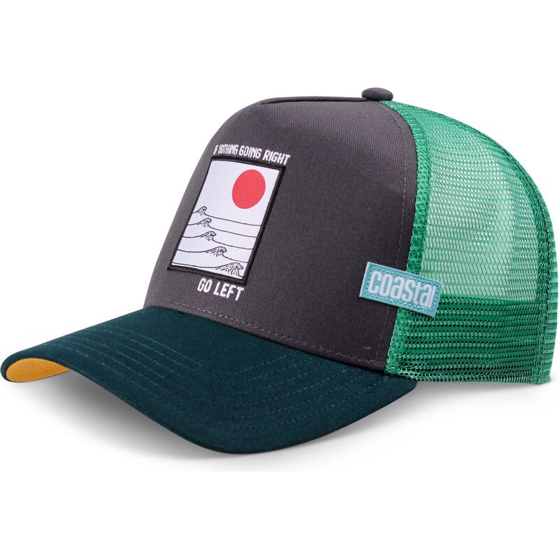 petten-gebogen-groen-snapback-go-left-hft-van-coastal