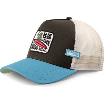 Petten gebogen meerkleurig snapback Be Green HFT van Coastal