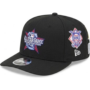Petten gebogen zwart snapback 9SEVENTY Stretch Snap All Star Game Fan Pack van Philadelphia Phillies MLB van New Era
