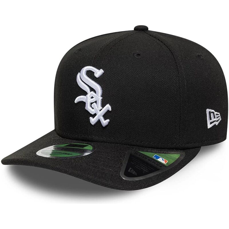 petten-gebogen-zwart-snapback-9seventy-stretch-snap-player-replica-van-chicago-white-sox-mlb-van-new-era