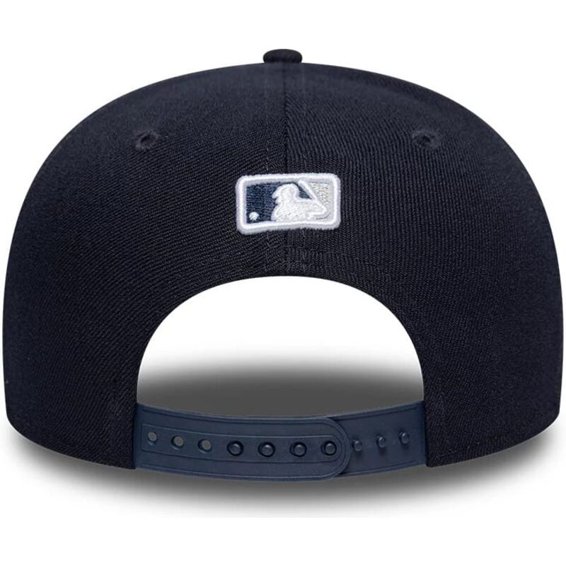 petten-gebogen-marineblauw-snapback-9seventy-stretch-snap-player-replica-van-new-york-yankees-mlb-van-new-era