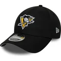 petten-gebogen-zwart-snapback-9forty-m-crown-team-van-pittsburgh-penguins-nhl-van-new-era