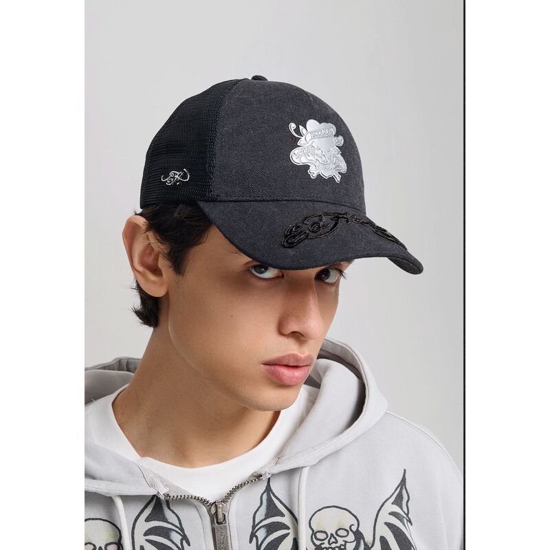 petten-gebogen-zwart-snapback-love-kills-slowly-washed-van-ed-hardy petten-gebogen-zwart-snapback-love-kills-slowly-washed-van-ed-hardy
