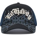 petten-gebogen-zwart-snapback-flaming-van-ed-hardy