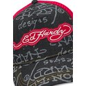petten-gebogen-zwart-snapback-don-denim-van-ed-hardy