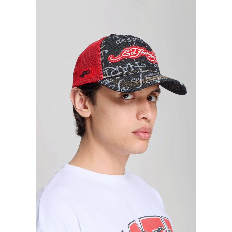 petten-gebogen-zwart-snapback-don-denim-van-ed-hardy