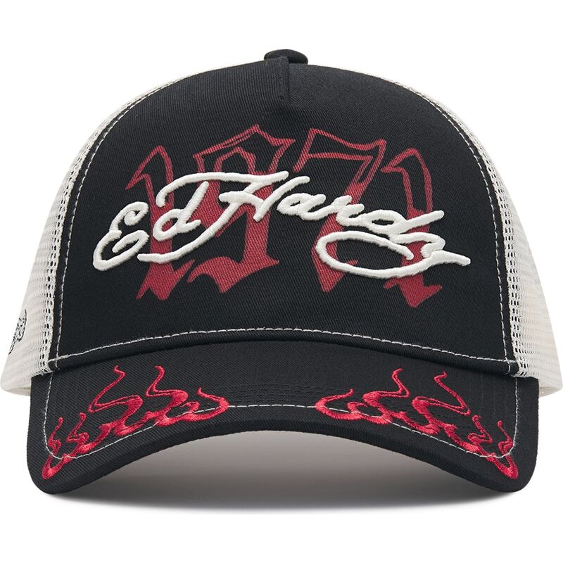 petten-gebogen-zwart-snapback-1971-van-ed-hardy