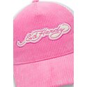 petten-gebogen-roze-snapback-embroidery-applique-cord-van-ed-hardy