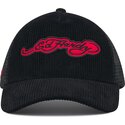 petten-gebogen-zwart-snapback-embroidery-applique-cord-van-ed-hardy