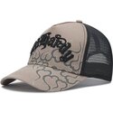 petten-gebogen-grijs-snapback-flaming-van-ed-hardy