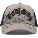 petten-gebogen-grijs-snapback-flaming-van-ed-hardy