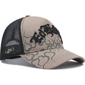 petten-gebogen-grijs-snapback-flaming-van-ed-hardy