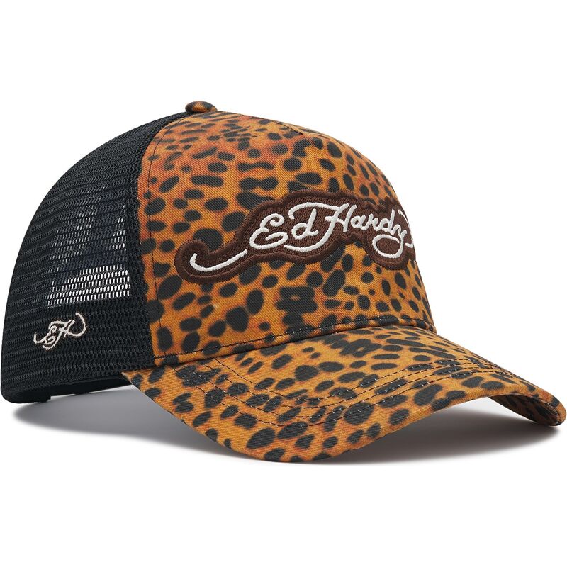 petten-gebogen-luipaard-snapback-leopard-print-van-ed-hardy