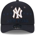 petten-gebogen-marineblauw-snapback-9forty-m-crown-all-star-game-van-new-york-yankees-mlb-van-new-era