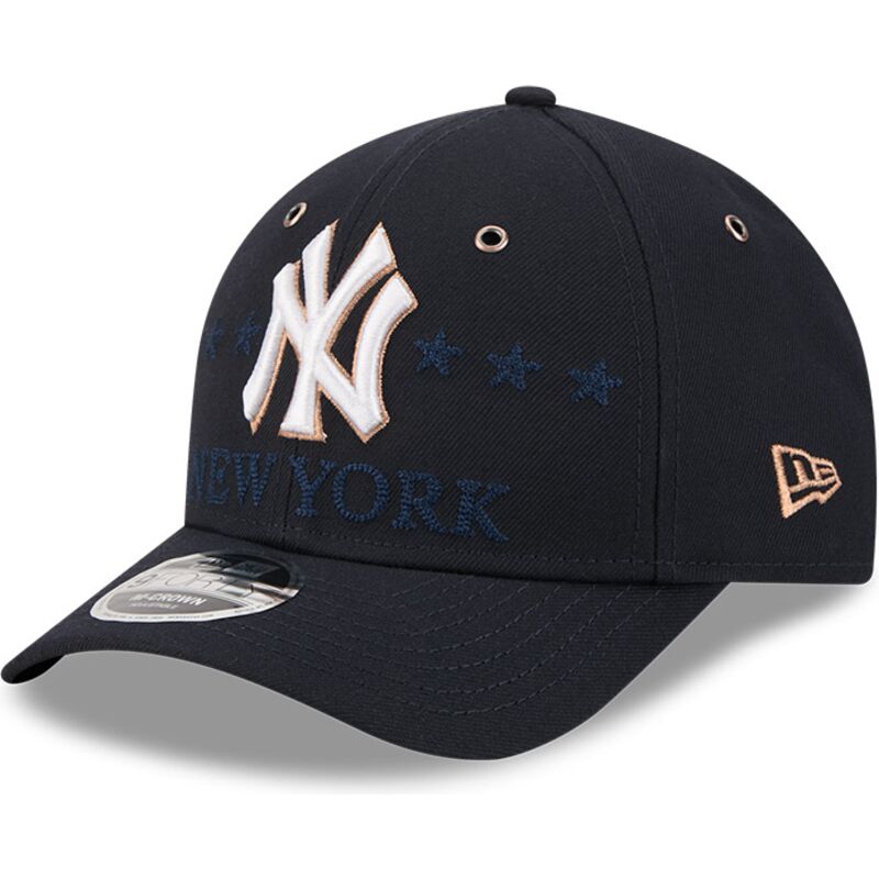 petten-gebogen-marineblauw-snapback-9forty-m-crown-all-star-game-van-new-york-yankees-mlb-van-new-era