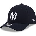 petten-gebogen-marineblauw-snapback-9forty-m-crown-hall-of-fame-van-new-york-yankees-mlb-van-new-era