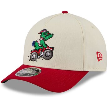 Petten gebogen beige snapback 9FORTY M-Crown All Star Game Fan Pack van Philadelphia Phillies MLB van New Era