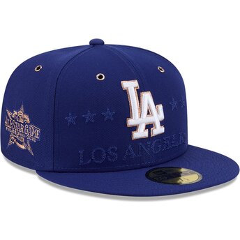 Petten plat blauw fitted 59FIFTY All Star Game van Los Angeles Dodgers MLB van New Era