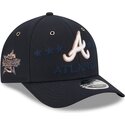 petten-gebogen-marineblauw-snapback-9forty-m-crown-all-star-game-van-atlanta-braves-mlb-van-new-era