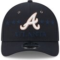 petten-gebogen-marineblauw-snapback-9forty-m-crown-all-star-game-van-atlanta-braves-mlb-van-new-era