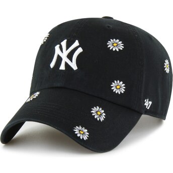 Petten gebogen zwart verstelbaar voor kinderen Clean Up Scatter van New York Yankees MLB van 47 Brand