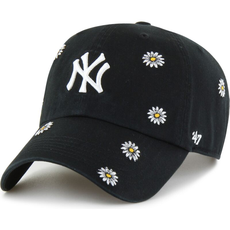 petten-gebogen-zwart-verstelbaar-voor-kinderen-clean-up-scatter-van-new-york-yankees-mlb-van-47-brand