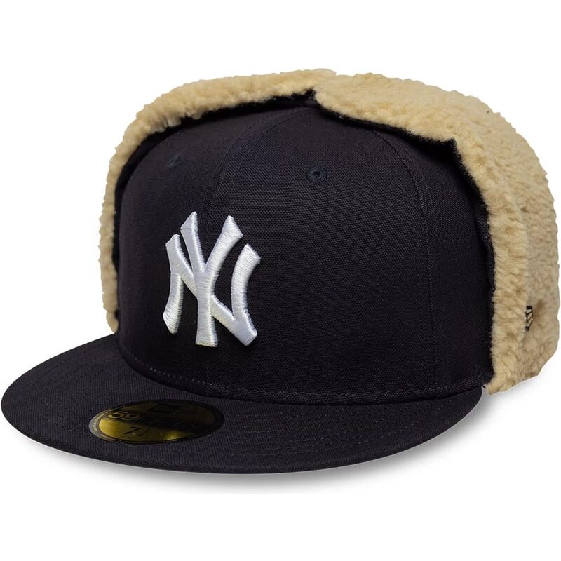 petten-plat-marineblauw-fitted-59fifty-dogear-world-series-van-new-york-yankees-mlb-van-new-era