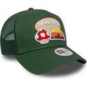 petten-gebogen-groen-snapback-voor-kinderen-a-frame-outdoor-van-new-era