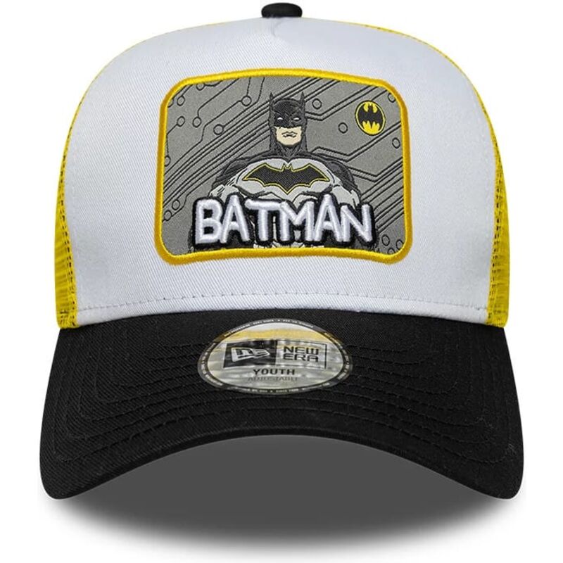 petten-gebogen-meerkleurig-snapback-voor-kinderen-a-frame-patch-van-batman-dc-comics-van-new-era