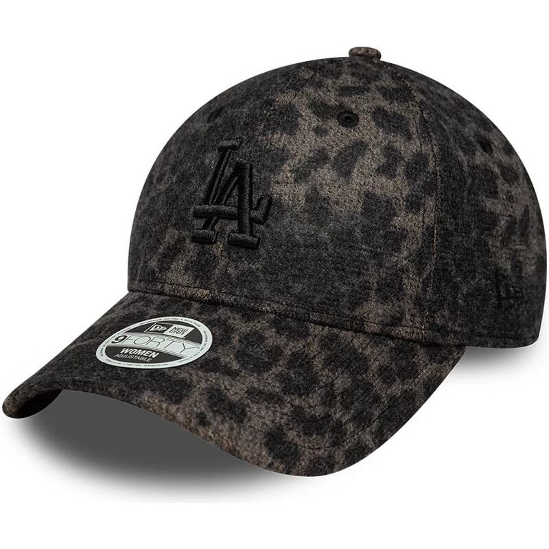 petten-gebogen-luipaard-verstelbaar-9forty-leopard-cosy-van-los-angeles-dodgers-mlb-van-new-era