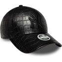 petten-gebogen-zwart-verstelbaar-9forty-pu-pattern-van-new-york-yankees-mlb-van-new-era