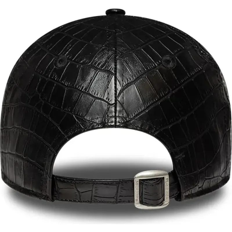 petten-gebogen-zwart-verstelbaar-9forty-pu-pattern-van-new-york-yankees-mlb-van-new-era petten-gebogen-zwart-verstelbaar-9forty-pu-pattern-van-new-york-yankees-mlb-van-new-era