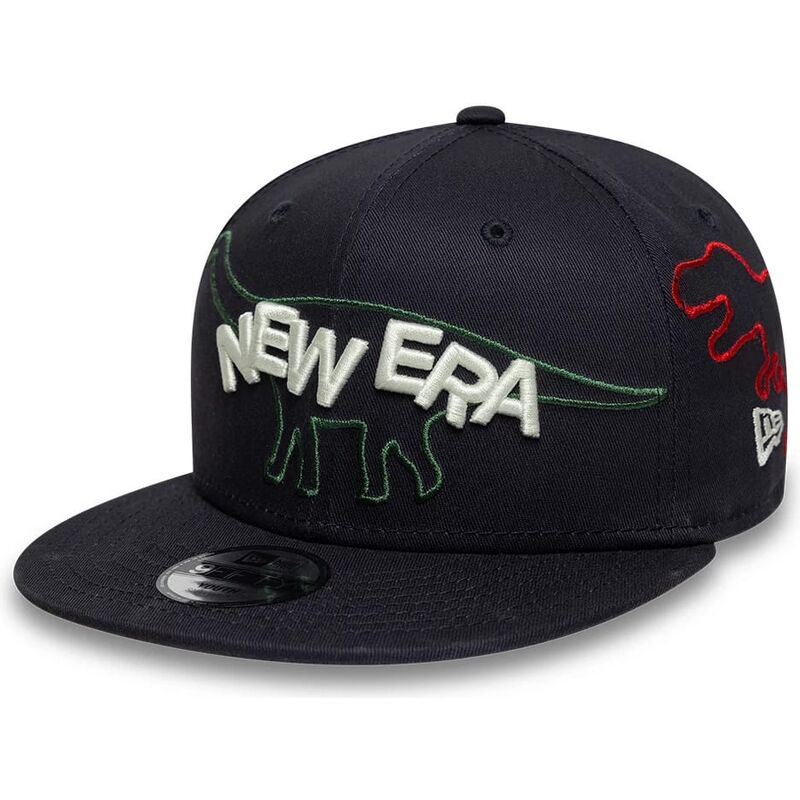 petten-plat-marineblauw-snapback-voor-kinderen-9fifty-dino-van-new-era