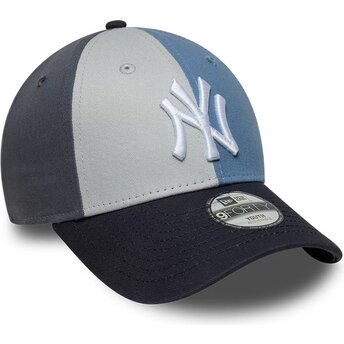 Petten gebogen meerkleurig verstelbaar voor kinderen 9FORTY Colourblock van New York Yankees MLB van New Era