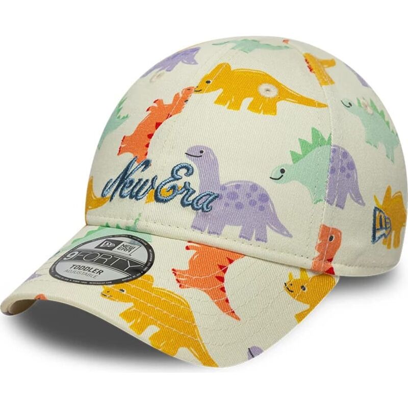 petten-gebogen-meerkleurig-verstelbaar-9forty-all-over-print-dino-van-new-era