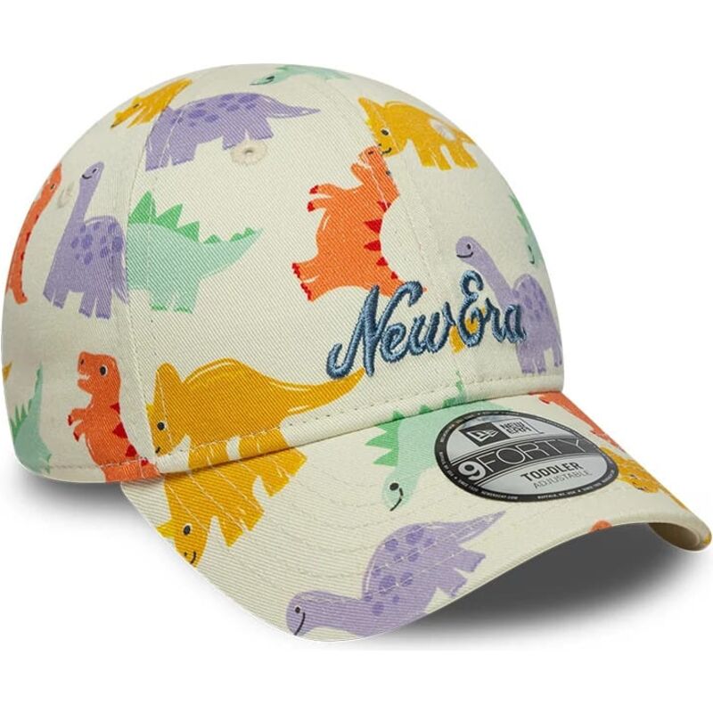 petten-gebogen-meerkleurig-verstelbaar-9forty-all-over-print-dino-van-new-era