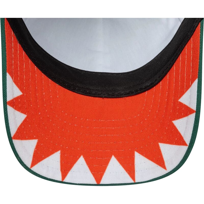 petten-gebogen-groen-snapback-voor-kinderen-9forty-dino-face-van-new-era