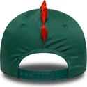 petten-gebogen-groen-snapback-voor-kinderen-9forty-dino-face-van-new-era