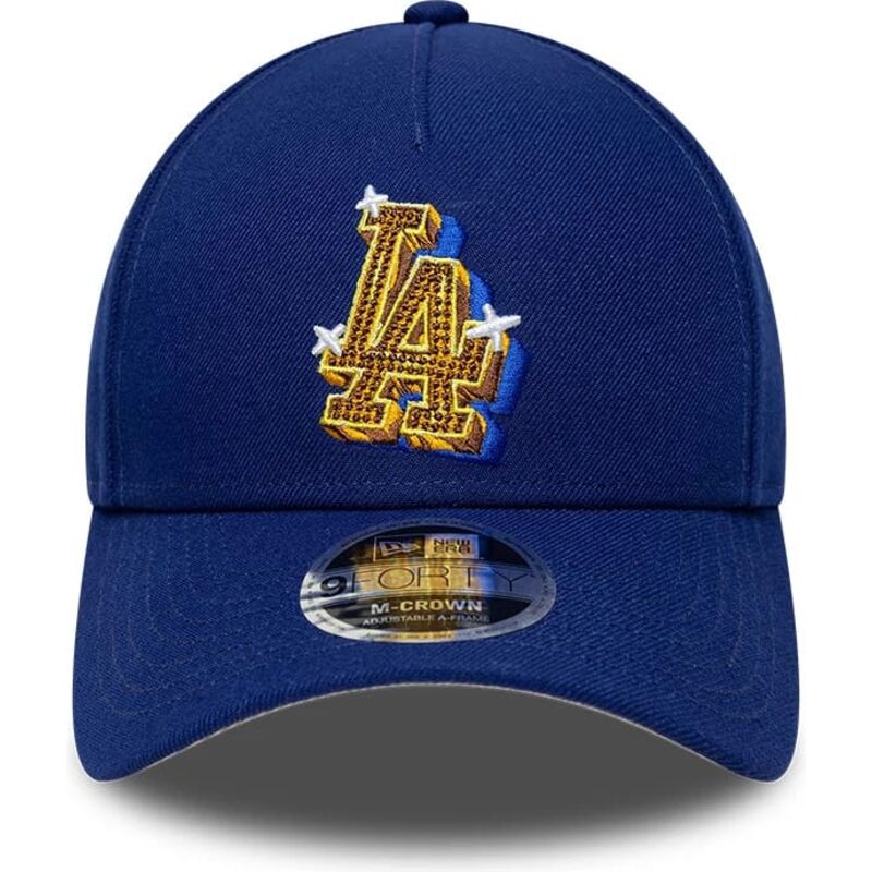 petten-gebogen-blauw-snapback-9forty-m-crown-a-frame-emblem-van-los-angeles-dodgers-mlb-van-new-era