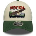 petten-gebogen-groen-snapback-9forty-m-crown-a-frame-graphic-van-new-era
