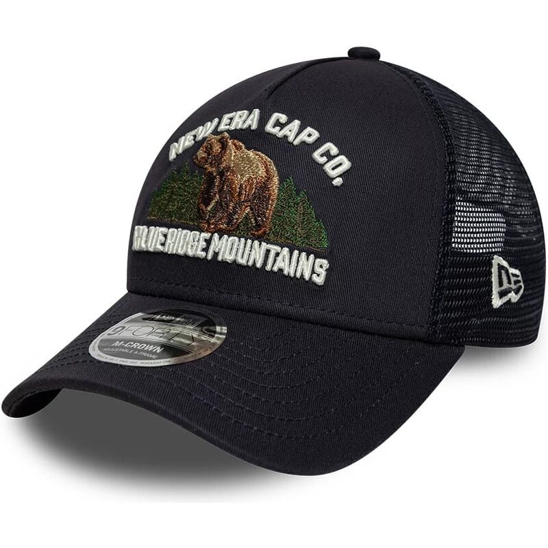 petten-gebogen-marineblauw-snapback-9forty-m-crown-a-frame-graphic-van-blue-ridge-mountains-van-new-era
