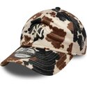 petten-gebogen-bruin-verstelbaar-9twenty-animal-print-van-new-york-yankees-mlb-van-new-era