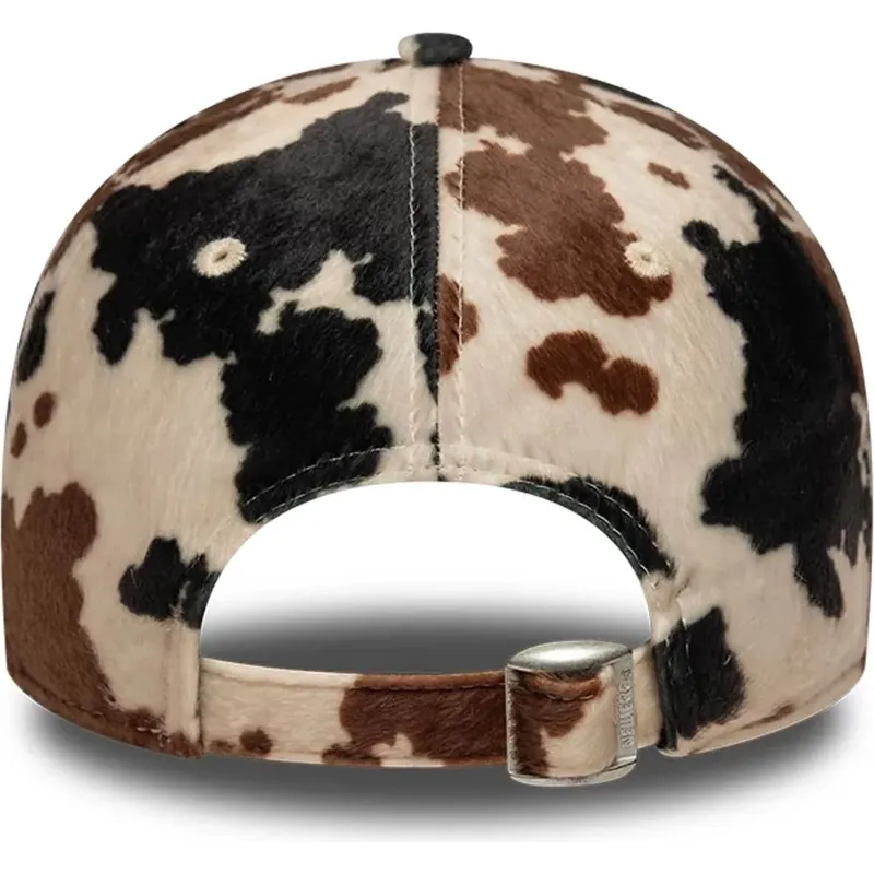 petten-gebogen-bruin-verstelbaar-9twenty-animal-print-van-new-york-yankees-mlb-van-new-era