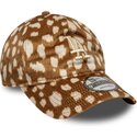 petten-gebogen-bruin-verstelbaar-9twenty-animal-print-van-los-angeles-dodgers-mlb-van-new-era