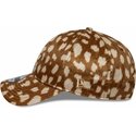 petten-gebogen-bruin-verstelbaar-9twenty-animal-print-van-los-angeles-dodgers-mlb-van-new-era