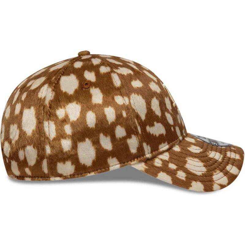petten-gebogen-bruin-verstelbaar-9twenty-animal-print-van-los-angeles-dodgers-mlb-van-new-era