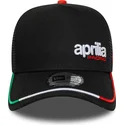 petten-gebogen-zwart-snapback-e-frame-flawless-aprilia-piaggio-van-new-era