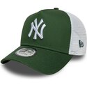 petten-gebogen-groen-snapback-a-frame-league-essential-van-new-york-yankees-mlb-van-new-era